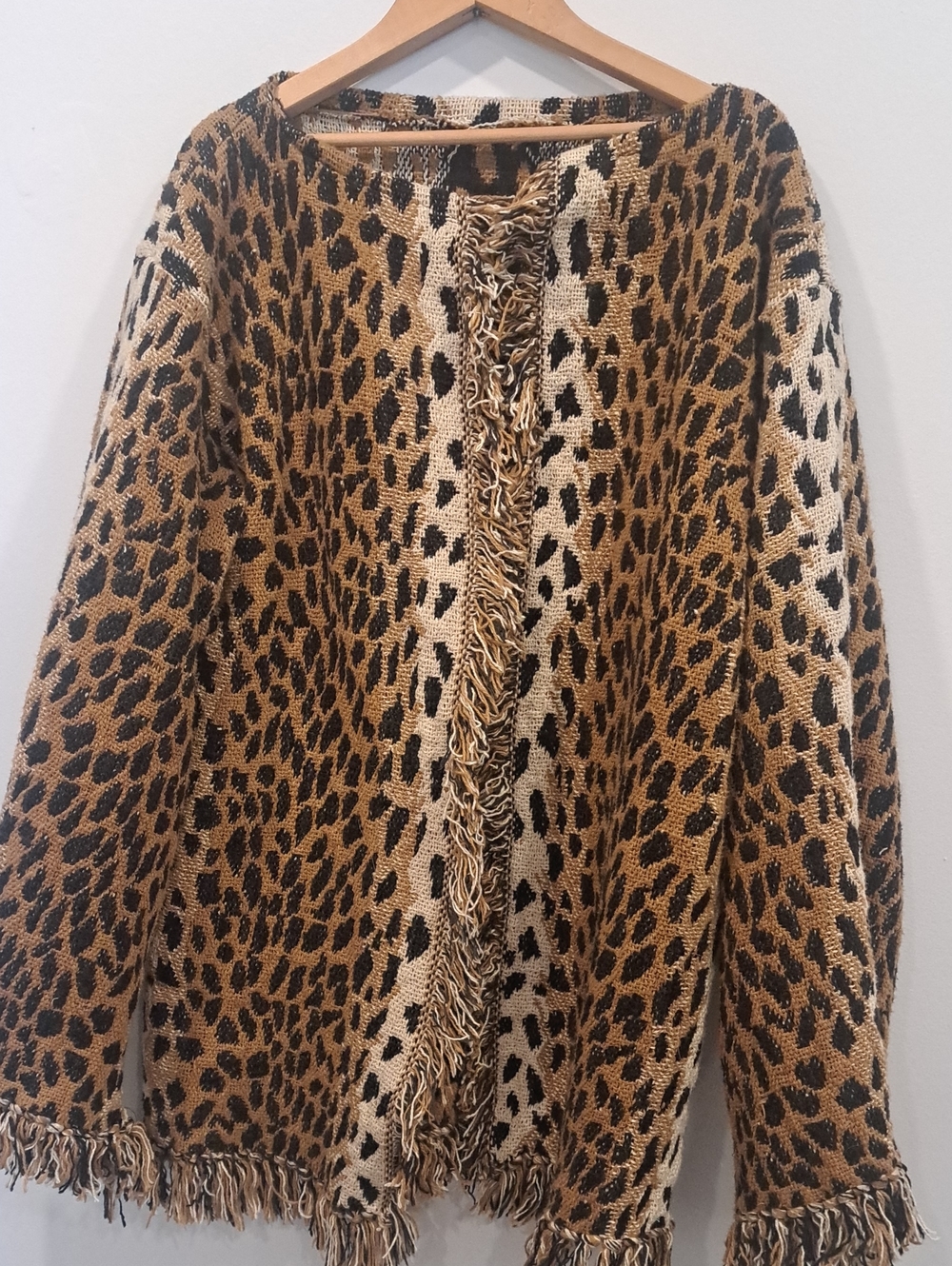 Upcycled tapestry leopard print 🐆